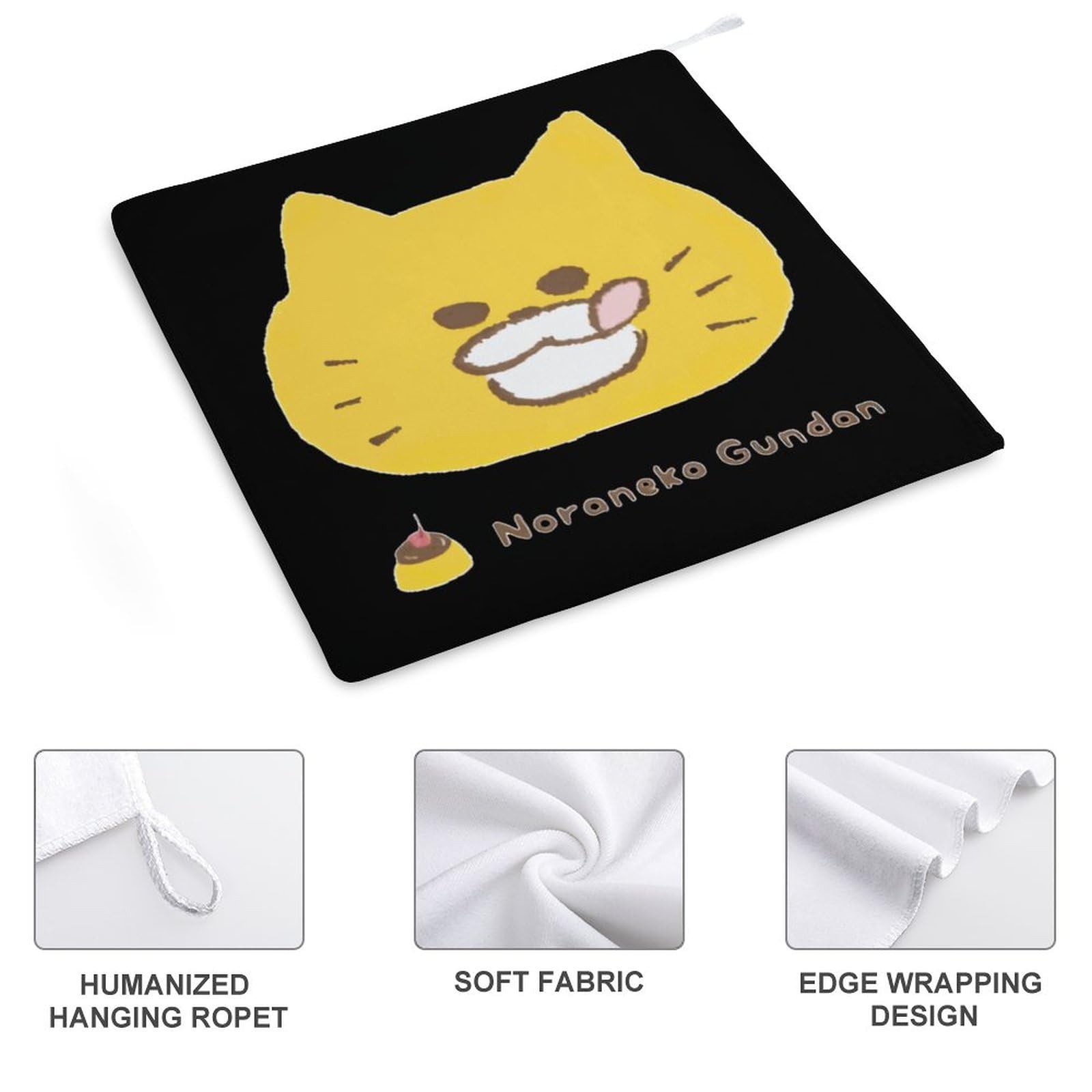 ノラネコ軍団 タオルハンカチ 約20cm x 20cm Amazon｜ノラネコぐんだん ハンカチタオル ループタオル タオル