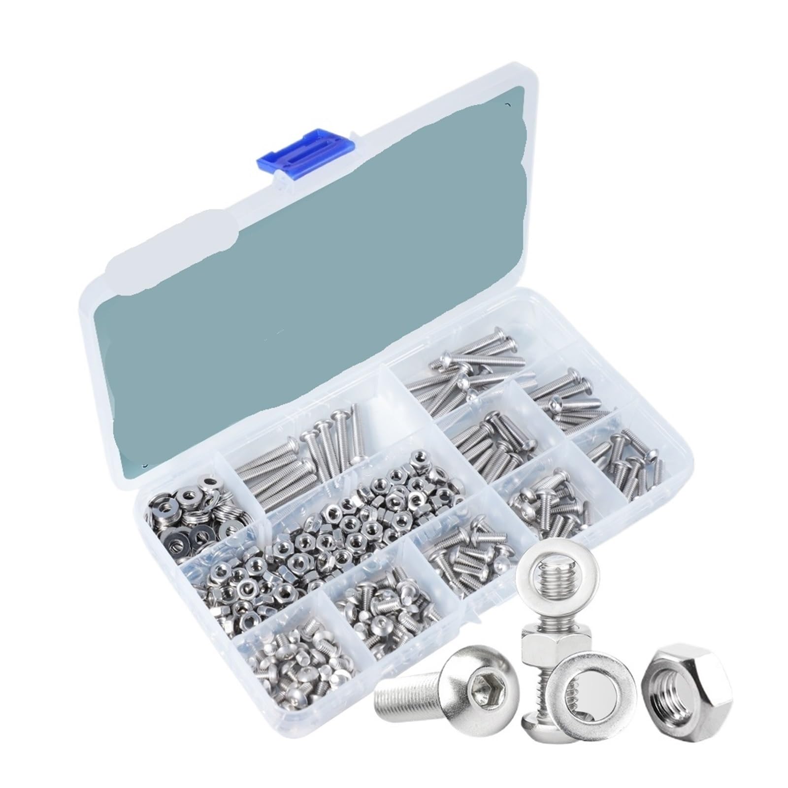 Kit De Tornillos De Cabeza De Botón, Compatible Con Fijación Métrica