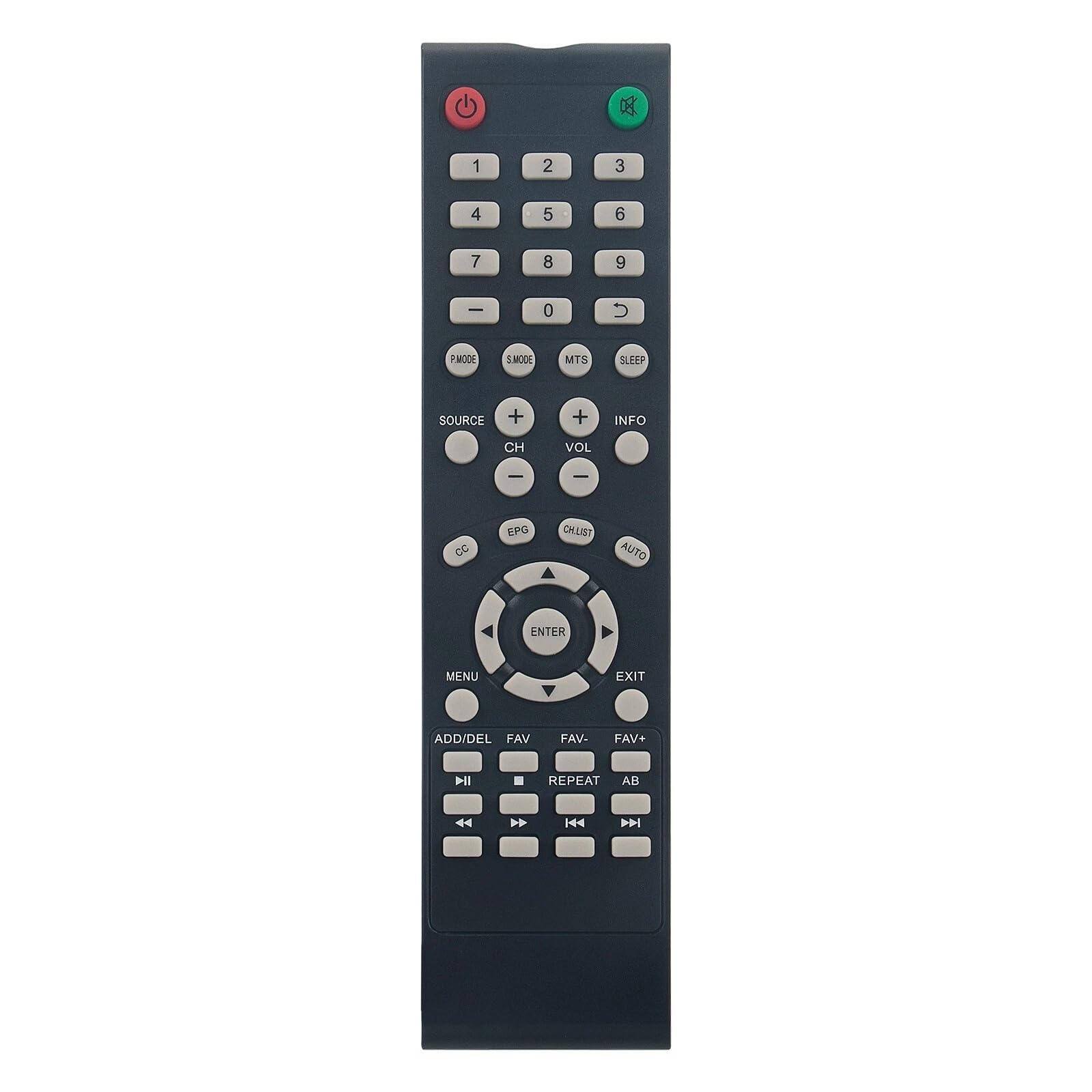 RLDED3258A Remote Control for RCA TV Remote Replacement LCD LED TV RLDED3258A-C RLDED3258AC RTU7877-B