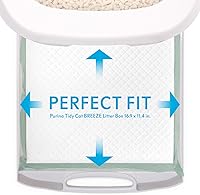 Vista 4 de Paw Inspired Cat Pads, repuestos genéricos para el sistema de caja de arena Tidy Cats Breeze, forros desechables para gatitos, almohadillas