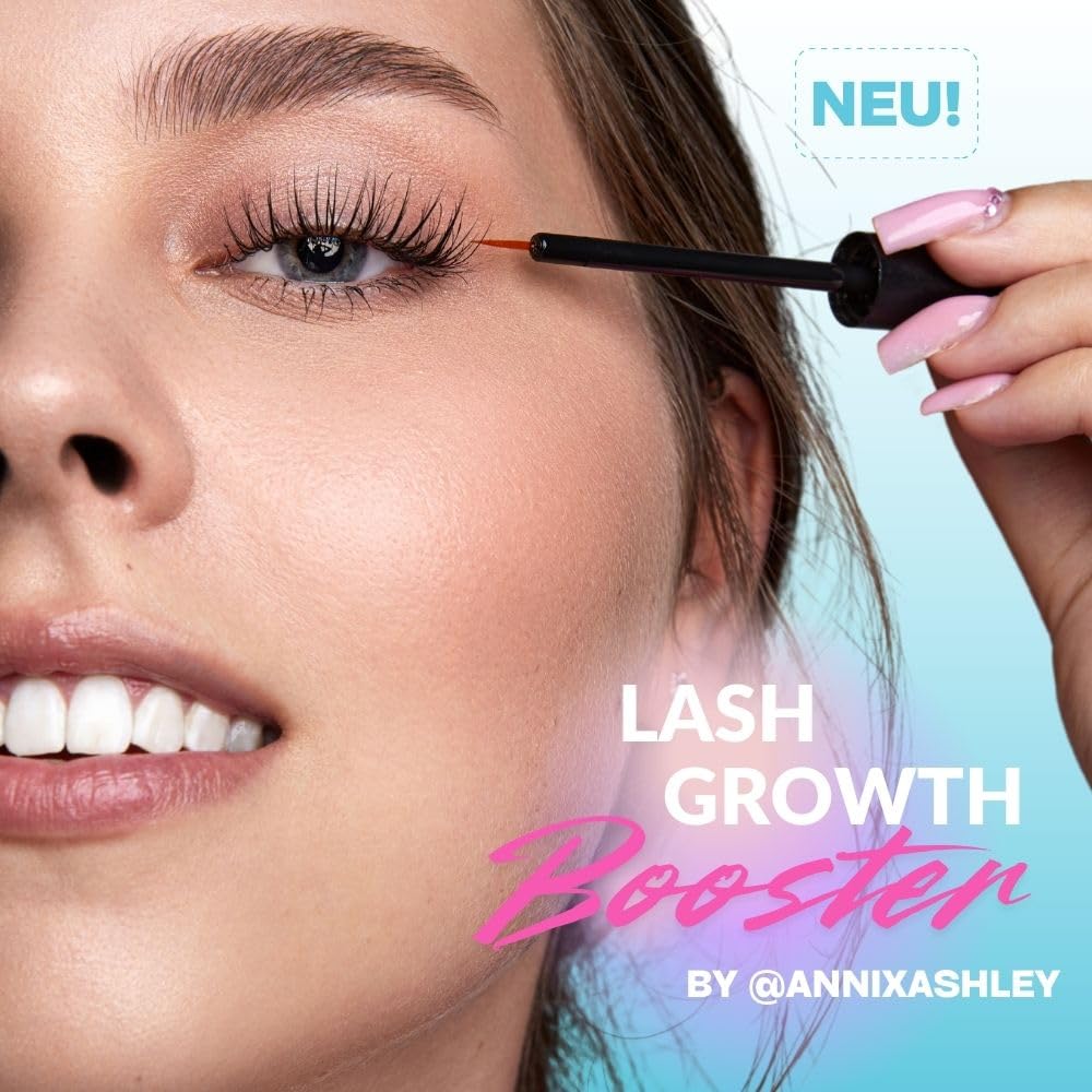 Annixashley Lash Wimpernserum für Premium Wimpernserum für Längere & Dichtere Wimpern – Wachstumsfördernde Formel mit Biotin und Peptiden – Sichtbare Ergebnisse in 6-8 Wochen