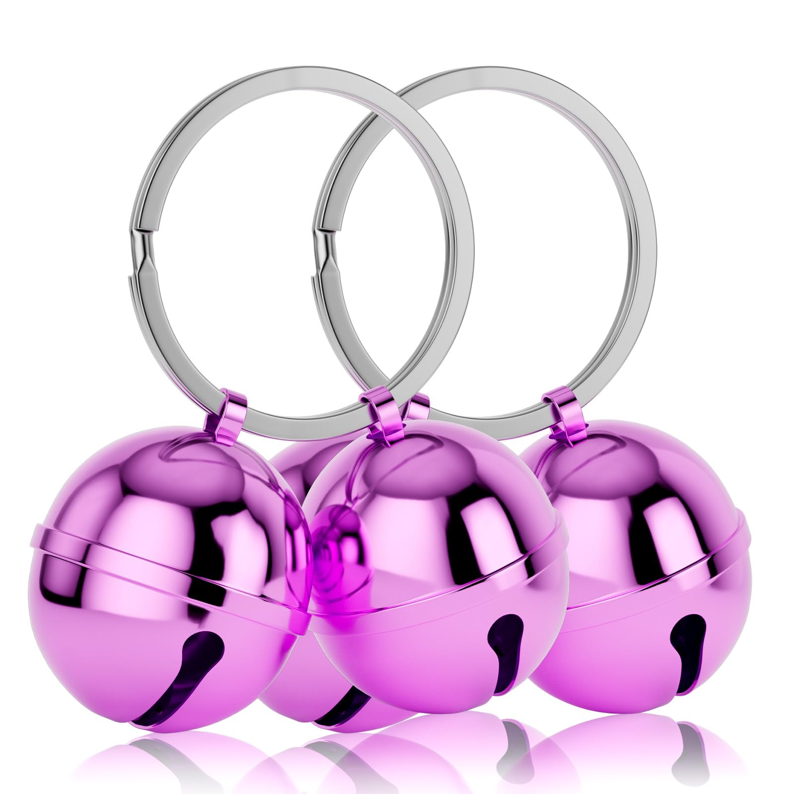 Dog Collar Bells, 2 Pack Extra Loud Dog & Cat Bells for Tracking & Safety, Stainless Stee…