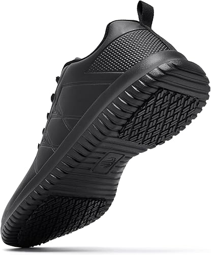 Miniatura 3 de ENLEN&BENNA Zapatos antideslizantes para mujer, para servicio de alimentos, cocinera, a prueba de aceite, antideslizantes, zapatos de trabajo,