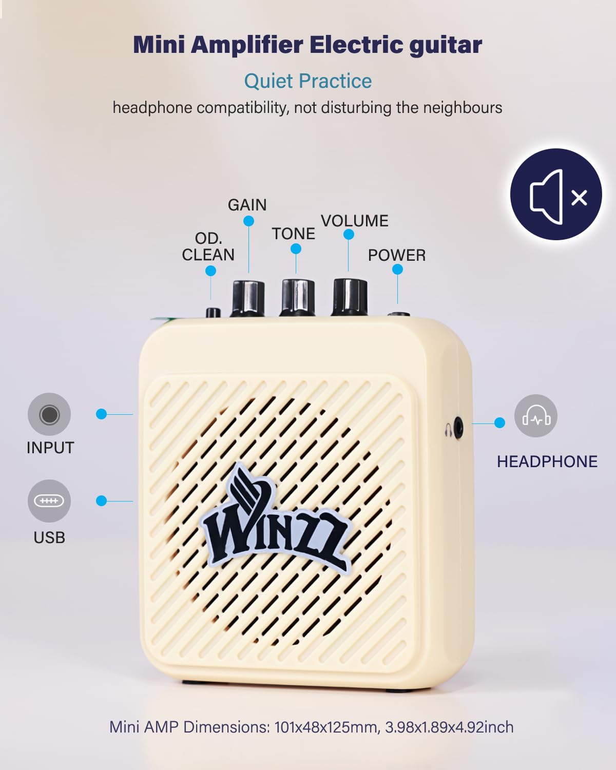 Winzz Kit per chitarra elettrica per bambini da 76,2 cm, mini chitarra elettrica per principianti con amplificatore, custodia, corde extra, plettri, cinghia, cavo e chiave, viola speciale