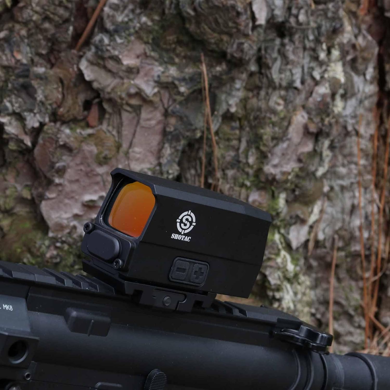 SHOTAC Wide Objective Lens Diameter 31mm, Submersible to 11 feet (3 Meters) & Shockproof Over 20,000 Rounds, 2 MOA Red Dot Sight ST31