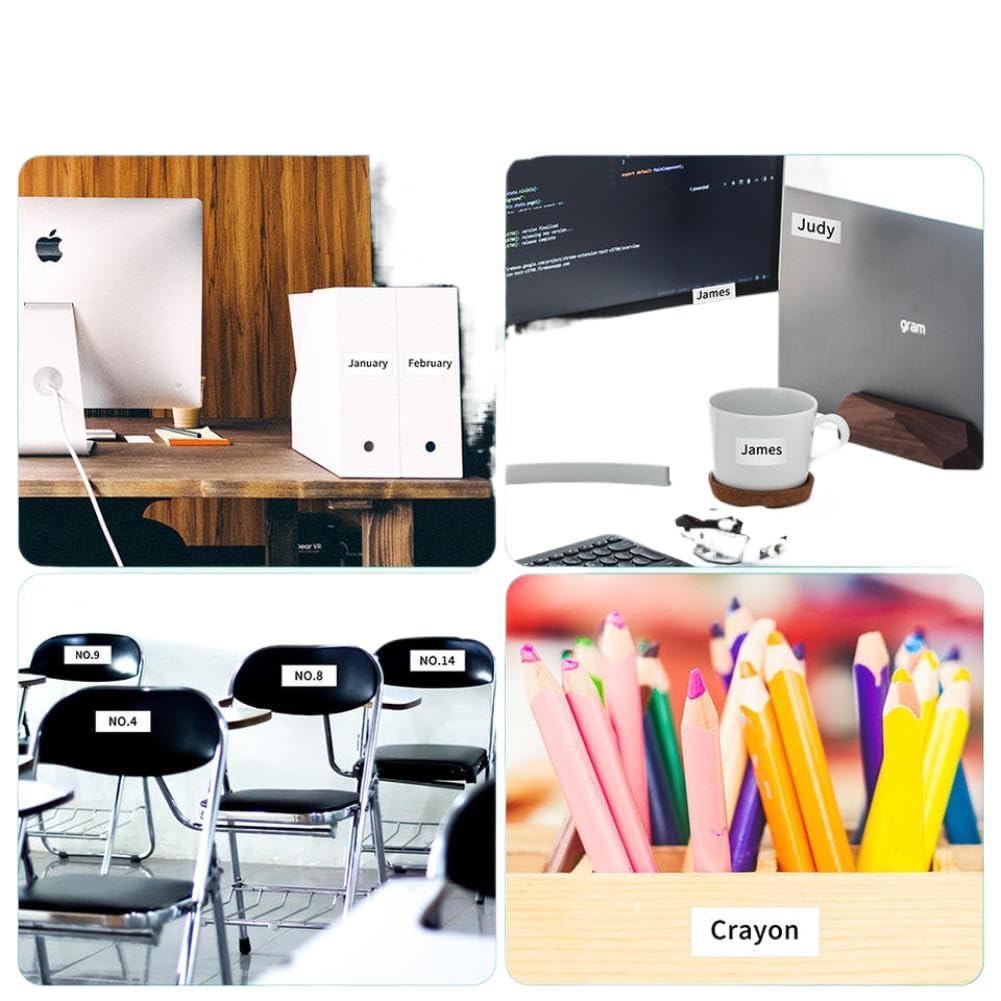 Paquete de 10 cintas amarillas TZ de 12mm TZ FX631 TZFX631, cinta de Cassette de etiquetas de cable de identificación Flexible Compatible con fabricante de etiquetas