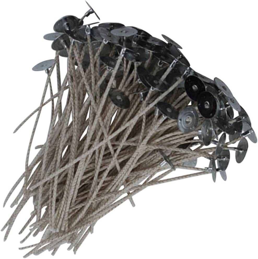 200pcs Candle Wicks with Cotton Core for DIY Candle Making Pre Waxed Supply for Birthday Christmas and Year Celebrations Safe and Practical Tool