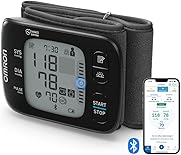 OMRON RS7 Intelli IT, digitales Handgelenk-Blutdruckmessgerät, Testsieger Stiftung Warentest 09/2020, klinisch validiert - auch bei Übergewicht, Bluetooth- und Smartphone-kompatibel