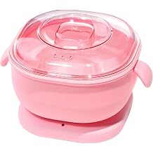 Electric Non-Stick Candle Wax Melter Pot,Portable Electric Wax Heater,Hair Removal Wax-Melt Machine,400 ml Capacity,Foldable Silicone Pot,for Melting Wax Blocks and Local Hair Removal