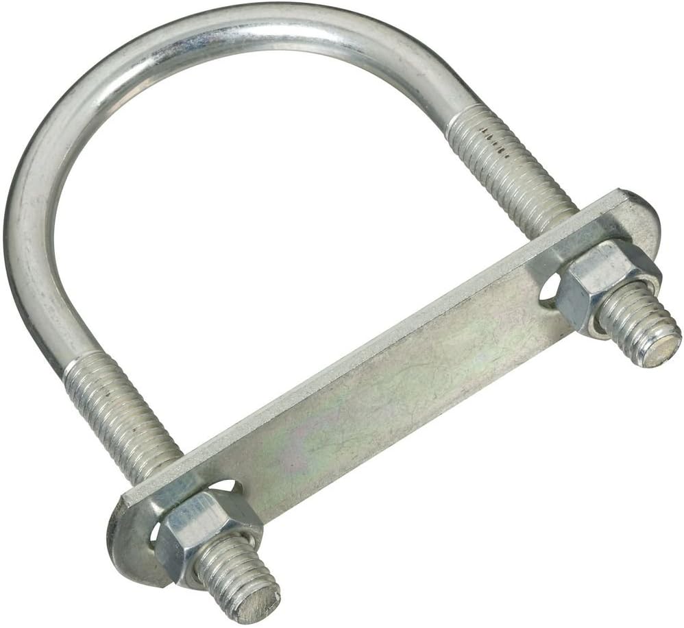 National Hardware N222-208 2190BC U Bolt Zinc plated, 3/8" x 2-1/2" x 4"