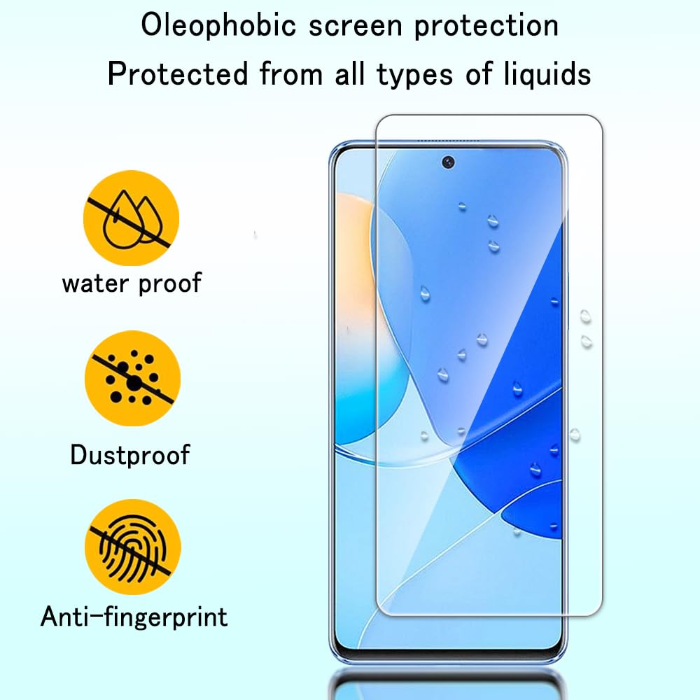X-Dision [3 Pezzi Compatibile con Huawei P10 Plus Proteggi Schermo,Pellicola Protettiva 2.5D[Durezza 9H,Installazione Facile,Infrangibile] Accessori Premium Pellicola in Vetro Temperato