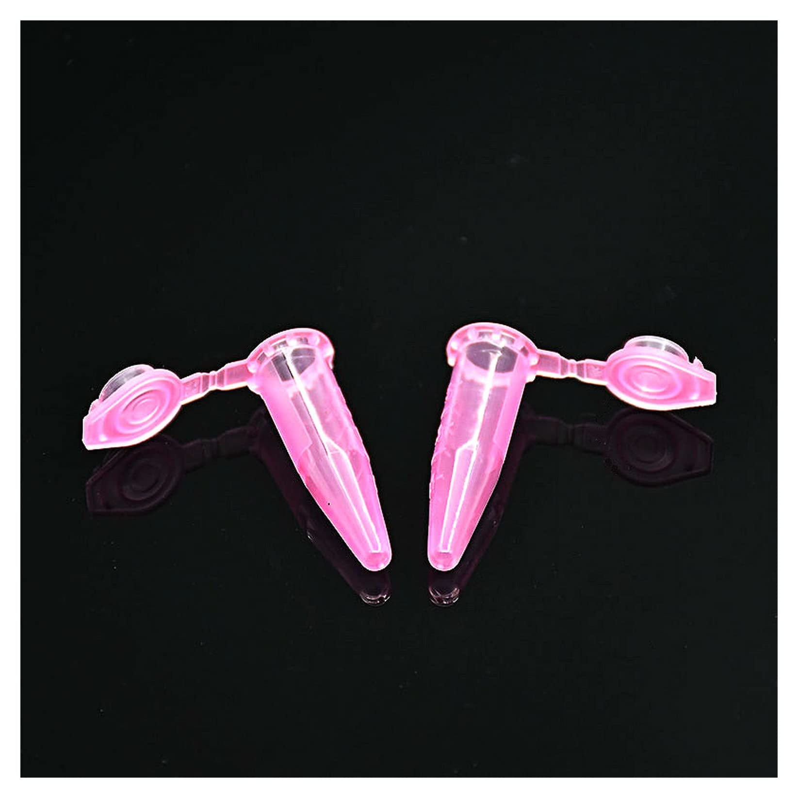 Tubes à Essai Plastique Tube centrifuge 0,5 ml rose PCR Tube de laboratoire tube tube centrifuge avec couvercle de serrure Couleur de la pointe inférieure Texte Tube avec échelle 1000 / pk Tube à Essa