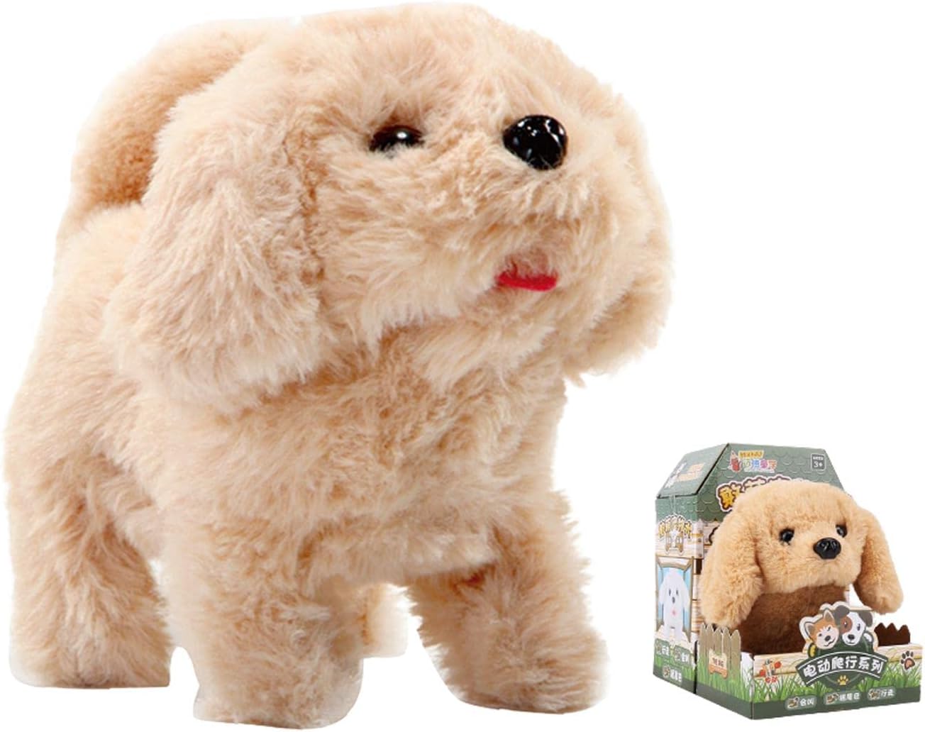 Peluches Golden Retriever - Parler Golden Retriever - Jouet interactif