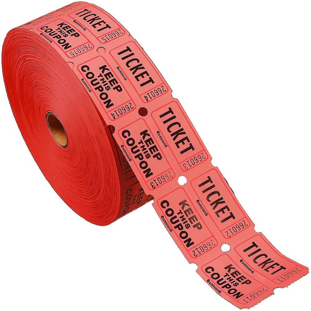 Amazon.com: Vibrant Double Ticket Rolls - 2