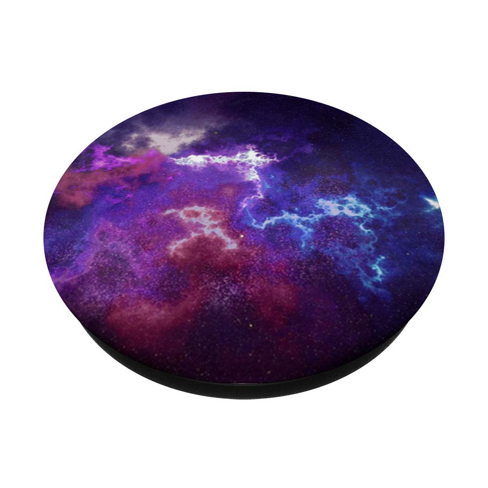 Galassia Nebulosa Universo Spazio Stelle Galaxy Blu Verde PopSockets PopGrip Adesivo