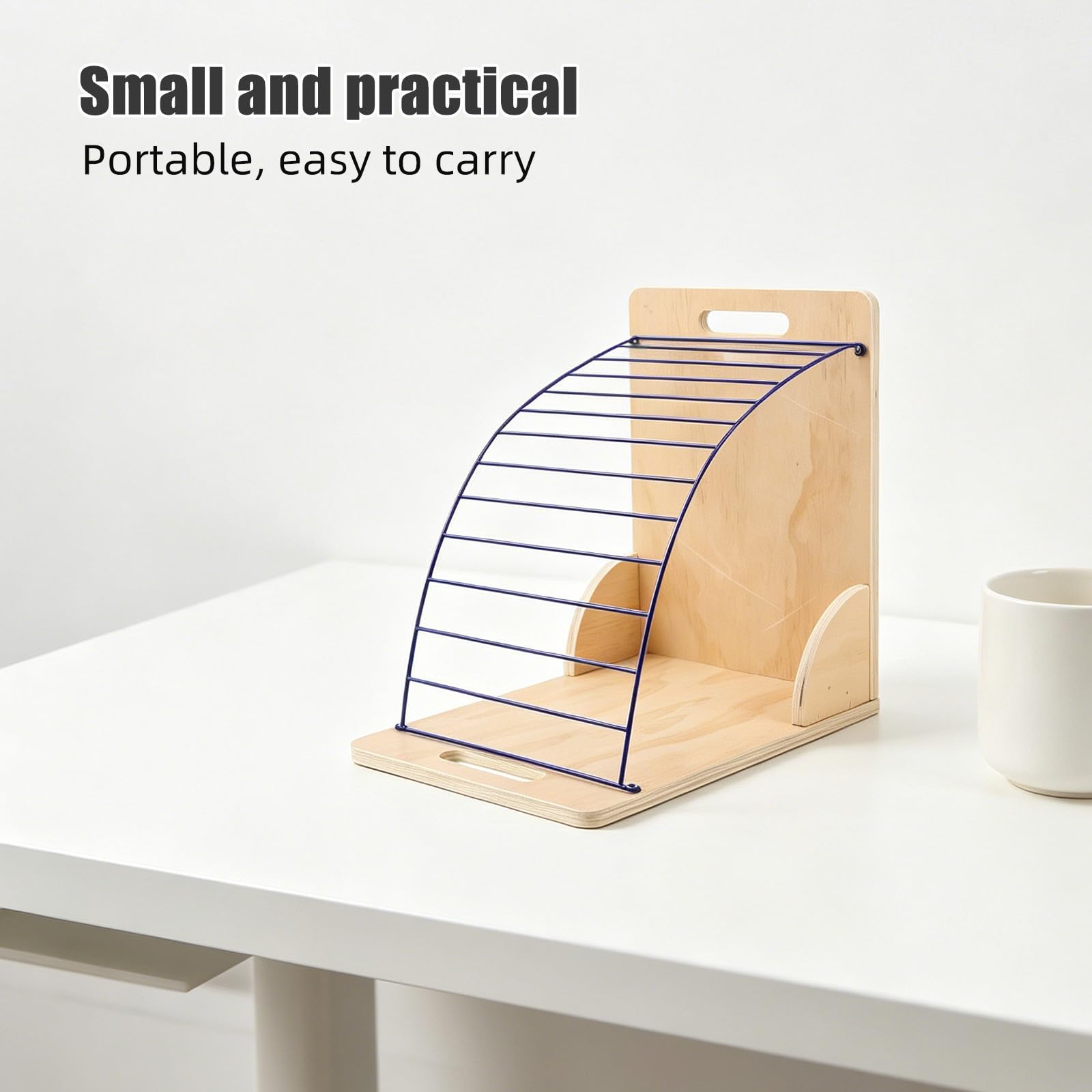 PLAFOPE Organizer Struttura Multicomparto e Ripiani Ampliati Documenti a 12 Strati in Legno Design Moderno e Funzionale per Facile Archiviazione e Accesso per Ufficio e Aula