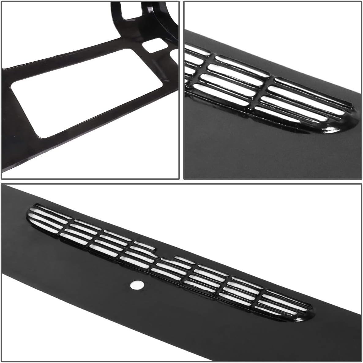 Auto Dynasty 2Pcs Front Upper Dash Board Panel Cover Cap Overlay Compatible with Chevy Silverado LS LT WT GMC Sierra SL SLE 07-13