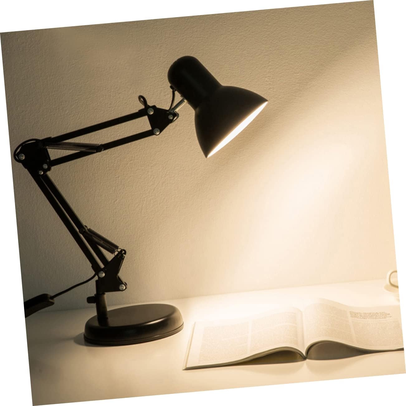 ARTIBETTER USB Rechargeable Lamp Metal Clip Eye-Safe Reading Lamp for Desk Dorm Living