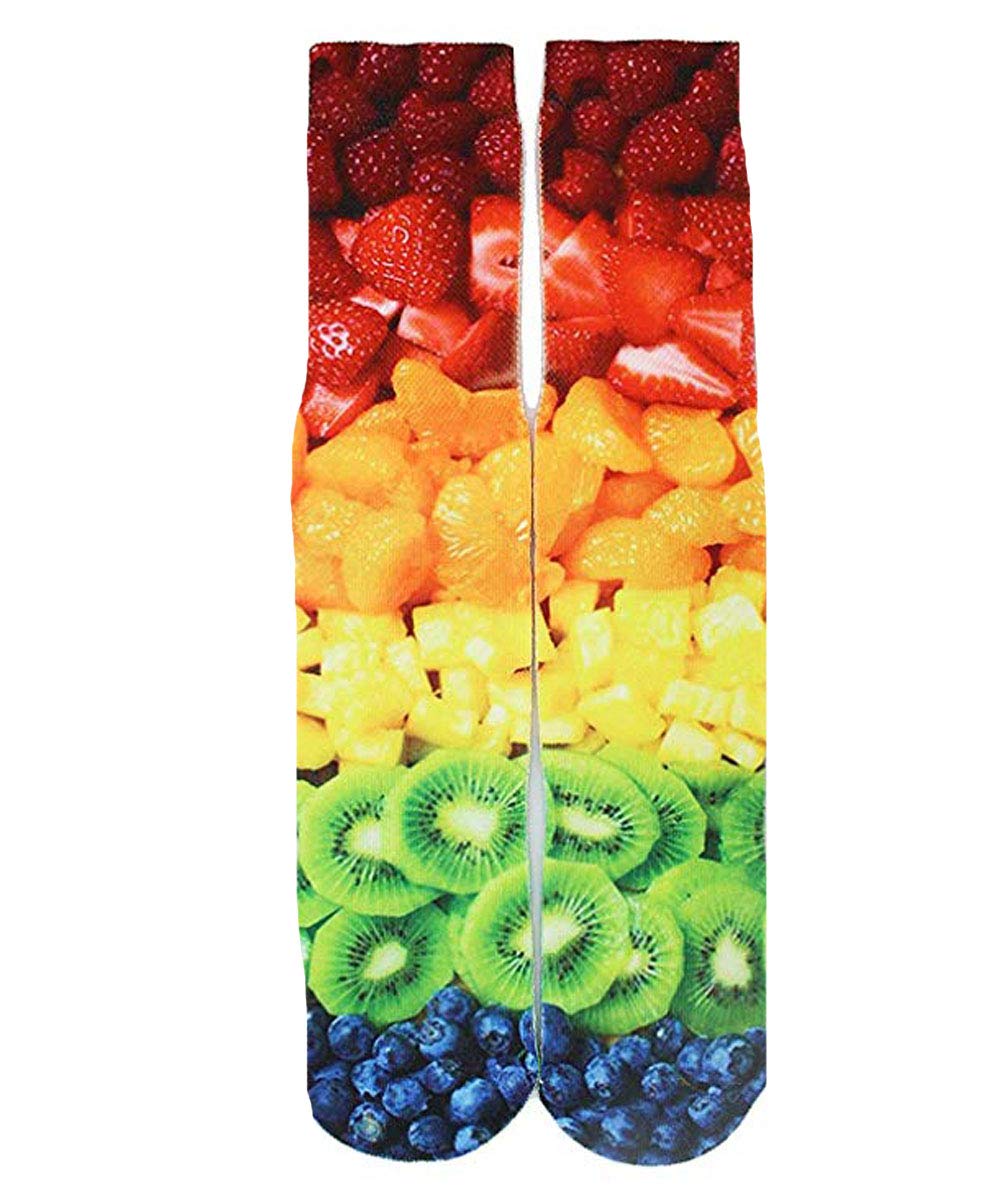 Benefeet Sox Mens Funny Crazy Patterned Crew Socks Unisex Novelty 3D Print Tube Sock Funky Graphic Design Dress Sock
