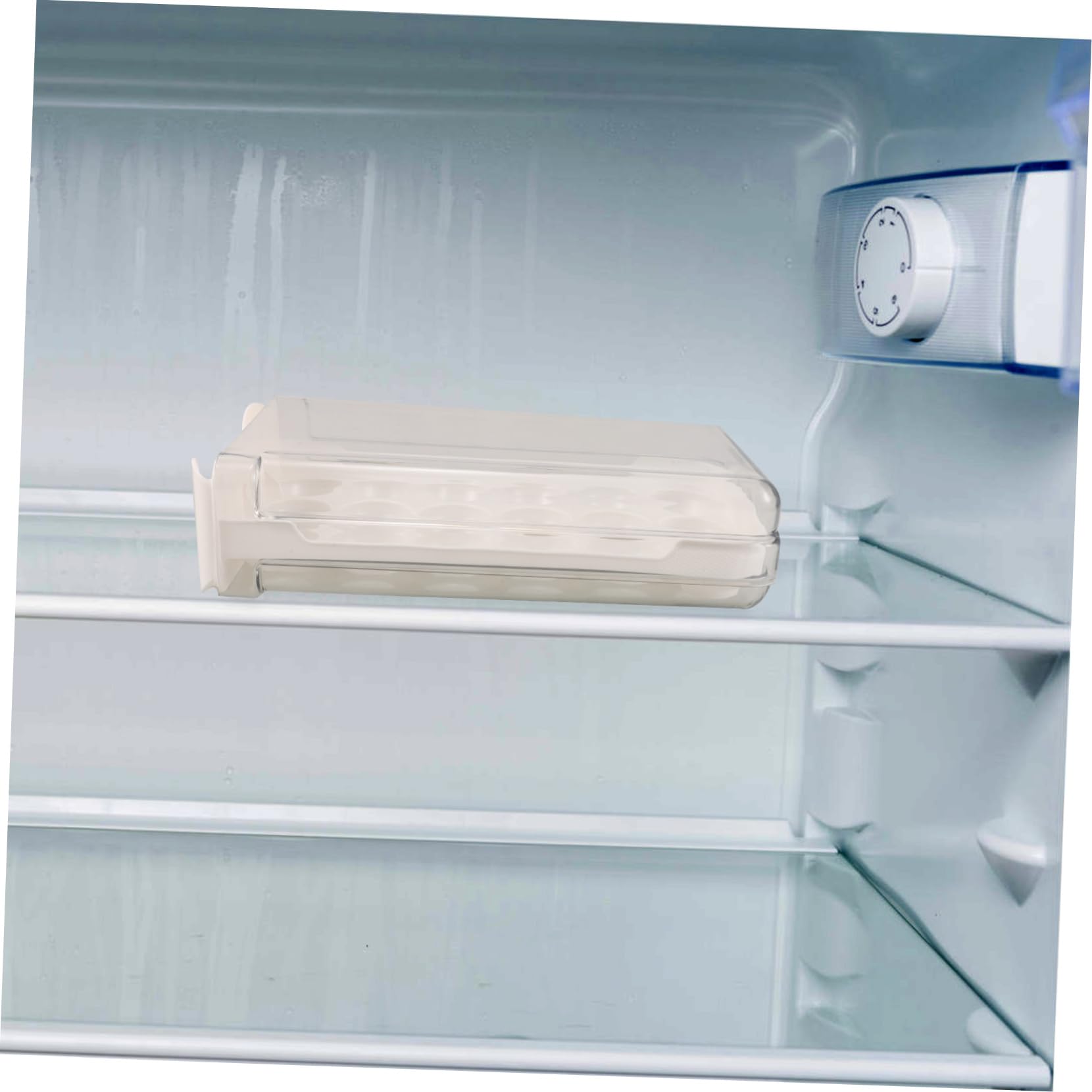Eierschublade für Kühlschrank, Stapelbar, aus Kunststoff, Transparent
