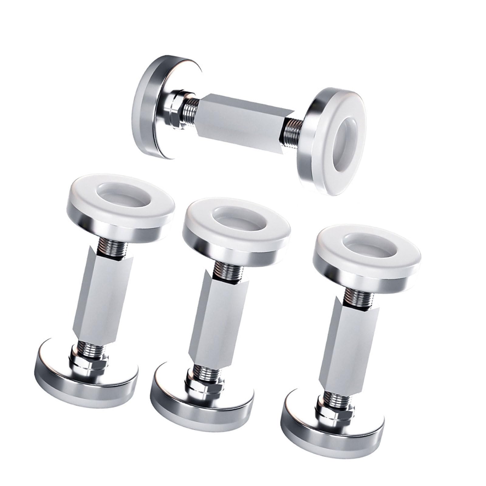 4Pcs Furniture Cabinet Stabilizers Headboard Stopper Adjustable Threaded Bed Frame Anti-Shake Tool Hardware Enduring Furniture Cabinet Stabilizers Hardware