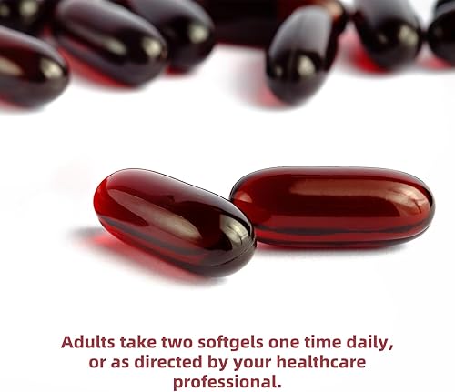 Miniatura 4 de Antarctic Krill Oil Softgels - Omega-3, with phospholipids, Non-GMO 60 Capsules