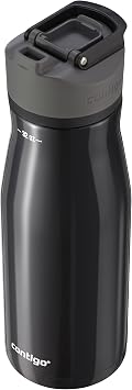 Contigo Cortland Chill 2.0 Stainless Steel Vacuum-Insulated Water Bottle with Spill-Proof Lid & AUTOSEAL Water Bottle, 32oz, Licorice