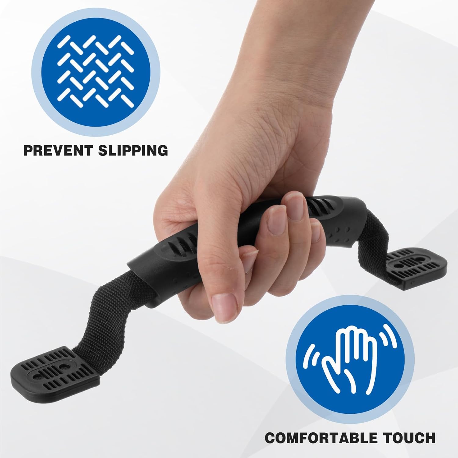 Tallew Kayak Carry Handles Replacement with Washers and Screws Bulk Canoe Boat Handles Kayak Parts Accessory Kit for Watercraft Water Outdoor Sport Suitcase Luggage
