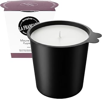Bougies la Francaise Scented Candle Refill, Purple Fig | French-Made, Scented Candle Refill, 200 g Refill, Approx. 40-Hour Burn Time, Refreshes Your Decorative Jar
