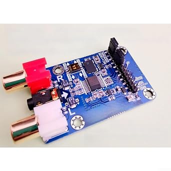I2S for ADC Audio Capture Module, 24-Bit 192K Development Board, Master/Slave Mode with 3.5mm & for RCA Input