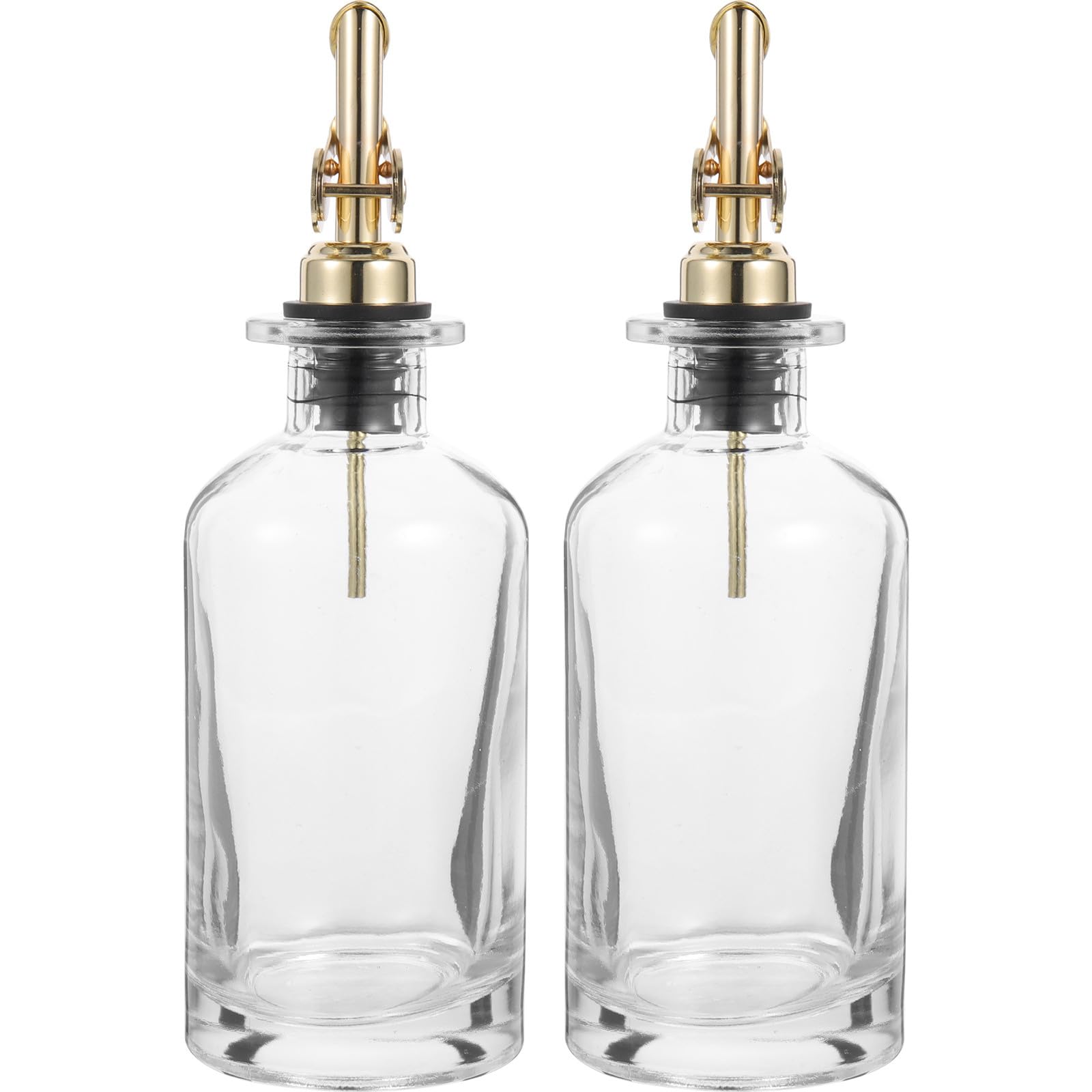 Öl Essig Spender 350ml aus Glas und Edelstahl für Küche