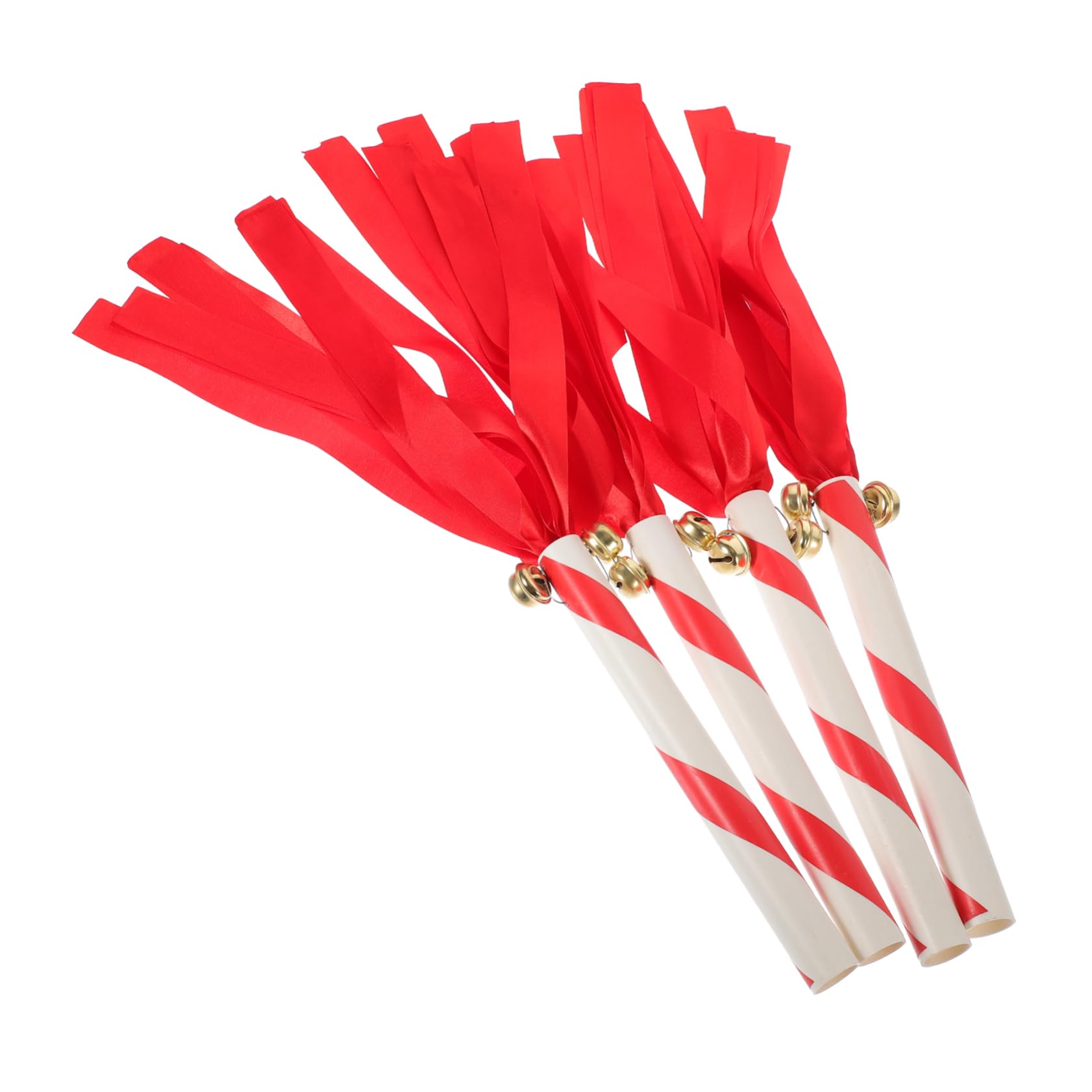 VICASKY Cheerleading Pompom Sticks 4 Pack Kindergarten Sticks Fun Decor for Birthday Parties School Events