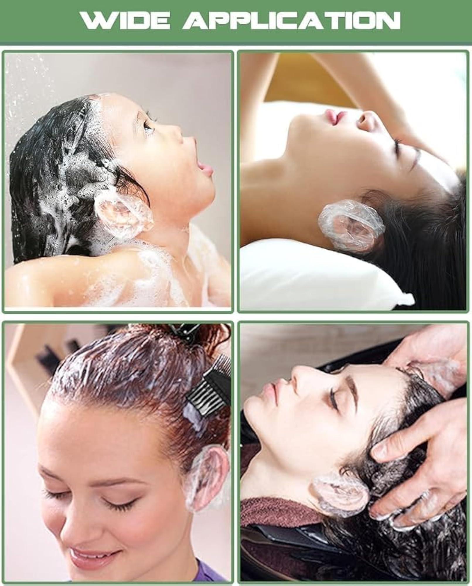 Clear Ear Cover for Shower, Waterproof Ear Protector