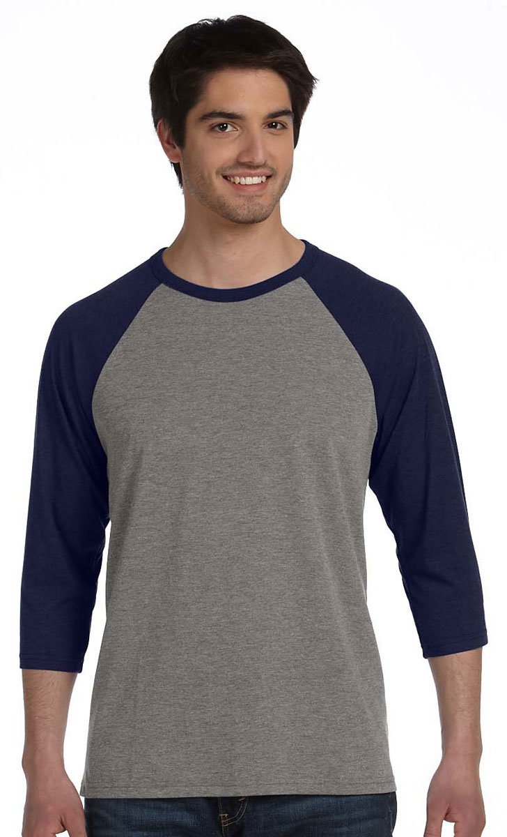 Bella+Canvas 3/4-Sleeve Baseball Tee