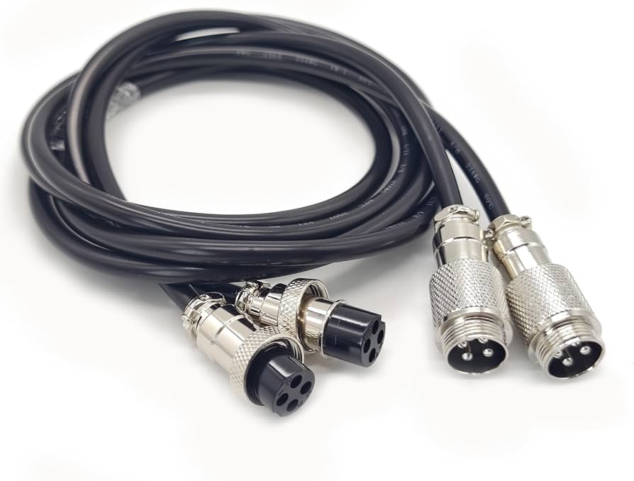 majy n.　1001 FOWIUNYE 3.28 ft GX16 4 Pin Cable Male to Female Head Aviation