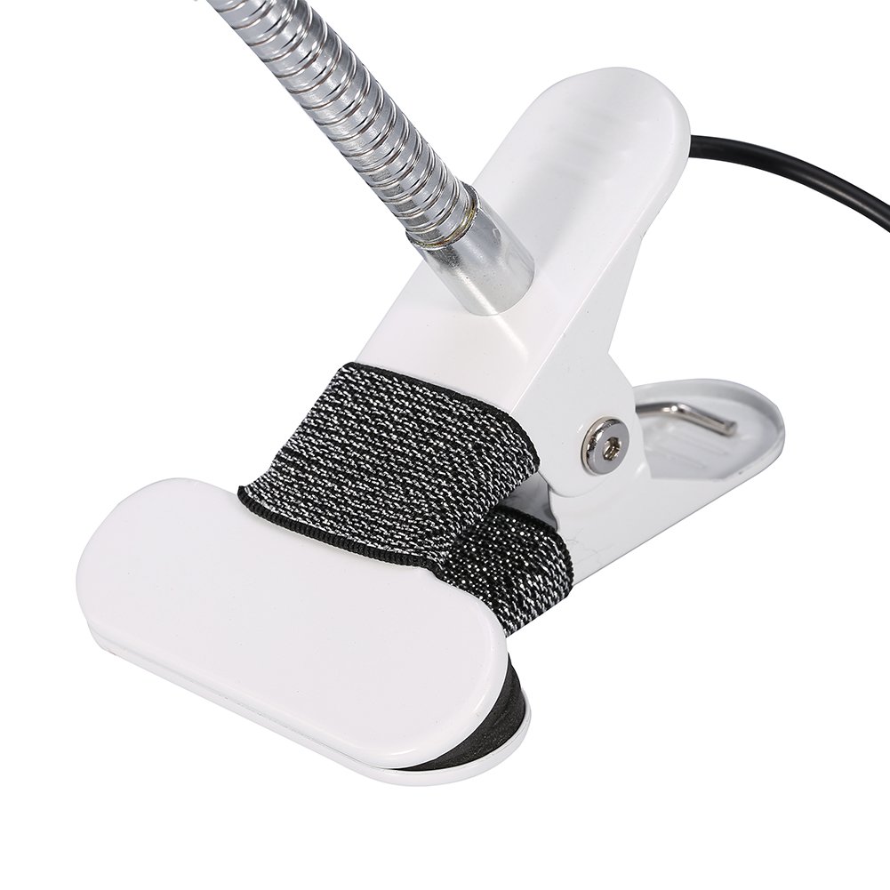 Tattoo Accesories Tattoo Lamp, Clip Lamp, Flexible 1Pcs Warm Light for Eyebrow Tattooing for Manicure, Silver - Image 3