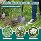 HYCHIKA Schaufel Garten Spaten, Schaufeln, Robuster Gartenspaten, Pflanzspaten, Hochwertiger Gehärteter Stahl, D-Griff, Ergonomischer Griff, Gartenwerkzeug Für Garten, Unkraut Jäten, Pflanzen