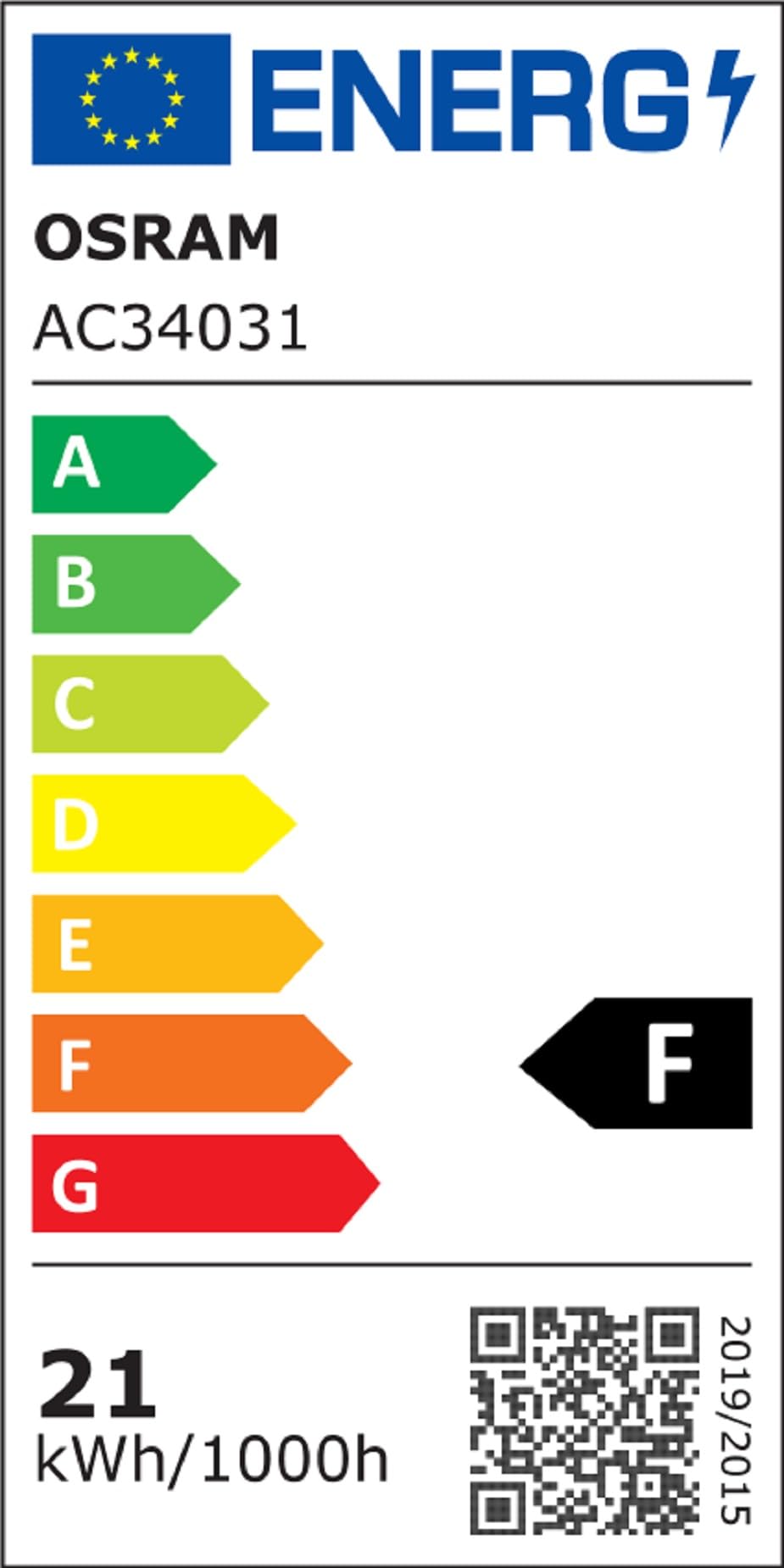Osram HE 21 W/840 balenie 20 ks Tube Fluorescent 20 x 1