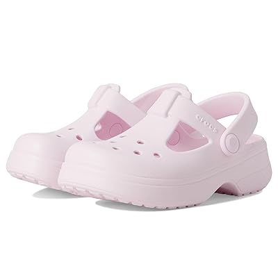 Crocs Kids Classic Mary Jane Clogs (Toddler) Kids Shoes Pink Milk