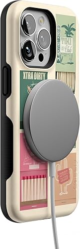 Vista 206 de Casely iPhone 13 Pro Case Compatible with MagSafe Blue Marble Case