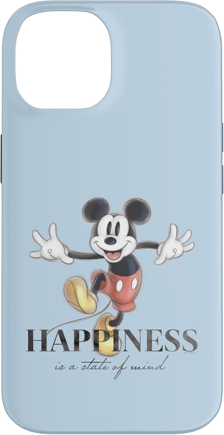 Disney 100 Anniversary Mickey Mouse D100 Quote Happiness Case for iPhone 17 Pro Max