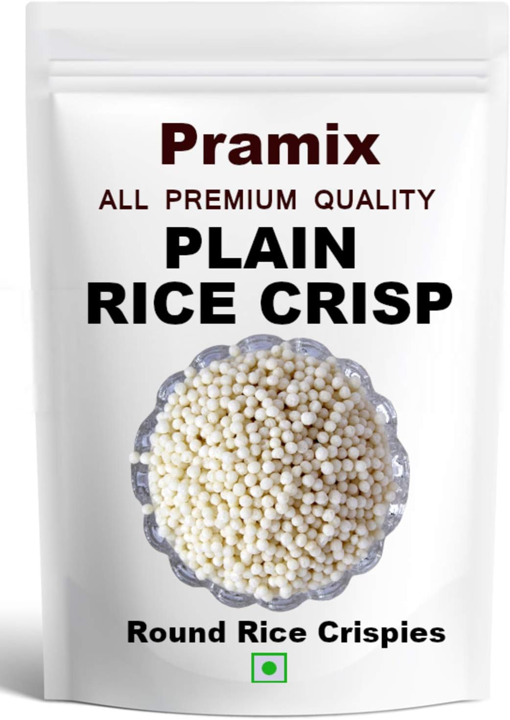 - Pramix Plain Rice Crispies(Round Shape 2mm-3mm),200gm