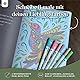 LEBENSKOMPASS® Brush Pen Set Pastel - 6 Pinselstifte in sanften Pastelltönen – Brushpens für Handlettering, Ausmalen & Bullet Journal - Dual Tip Stifte mit feiner & flexibler Spitze