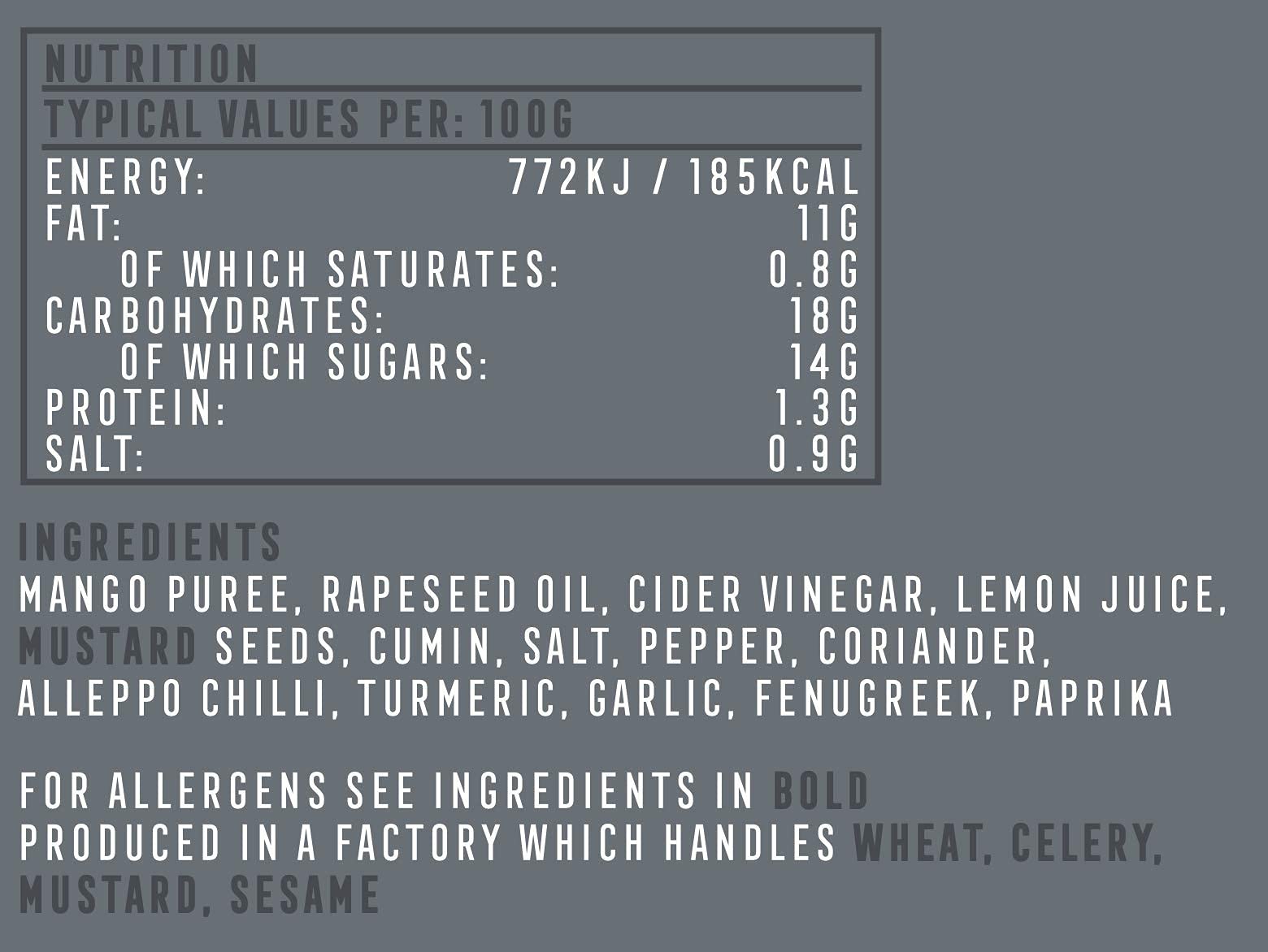 Amba Sauce Supercharged Mango Condiment Ozi Lala 190ml Feasts