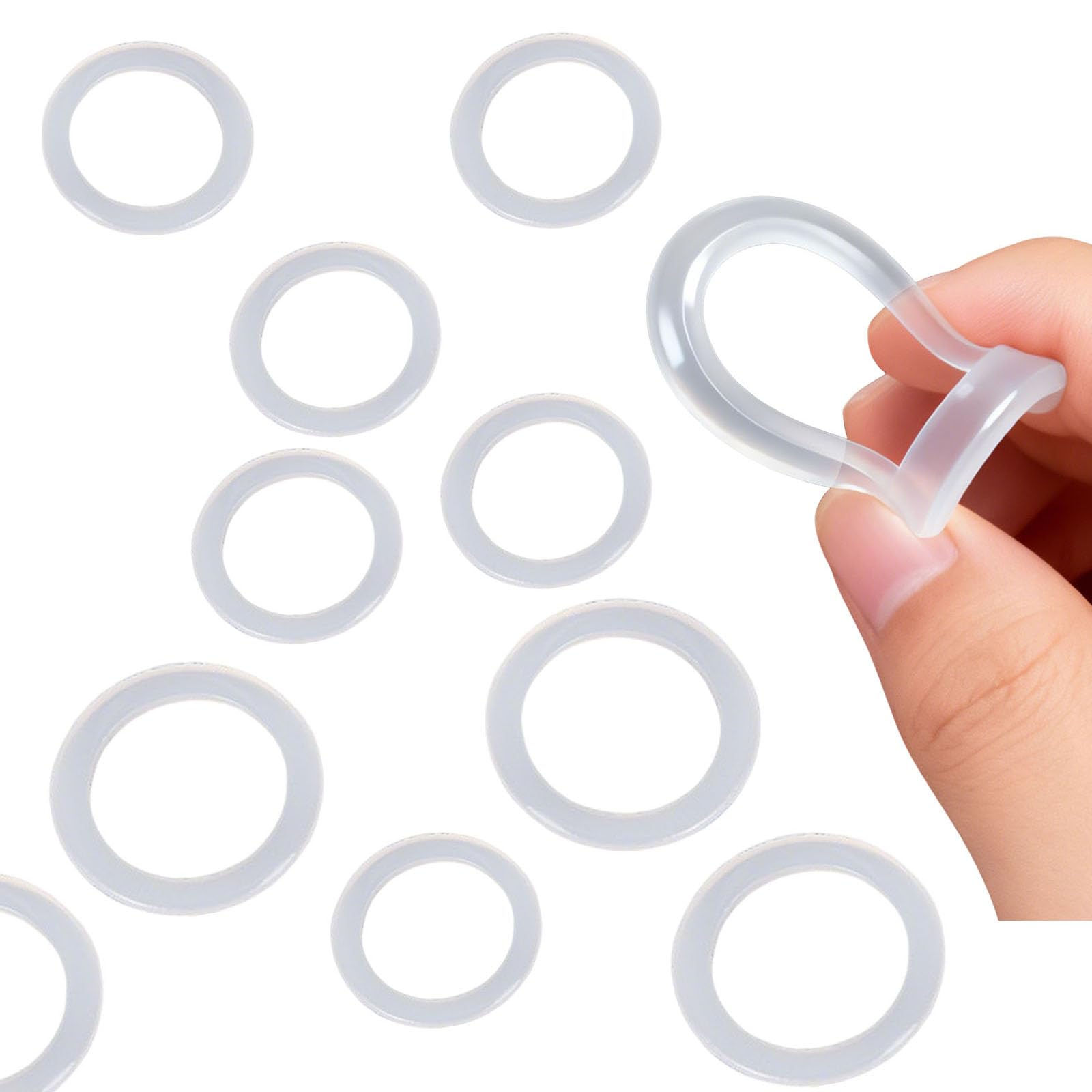 Arandela de goma, juntas tóricas de silicona, sello duradero, resistente al calor, resistente al agua para reparación de grifos y tuberías 2000pcs OD_24mm*ID_12mm