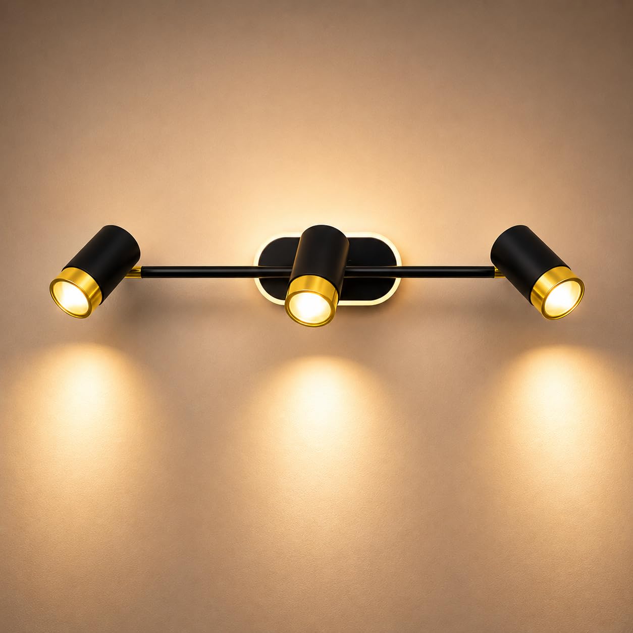 17W LED Mirror Light with Adjustable Design & 3 in 1 Color Modes, Modern Gold Vanity Wall Light, Luxury Bathroom Mirror Lamp for Dressing Table, Bedroom, Living Room, Hotel, Café & Home Decor-image-0