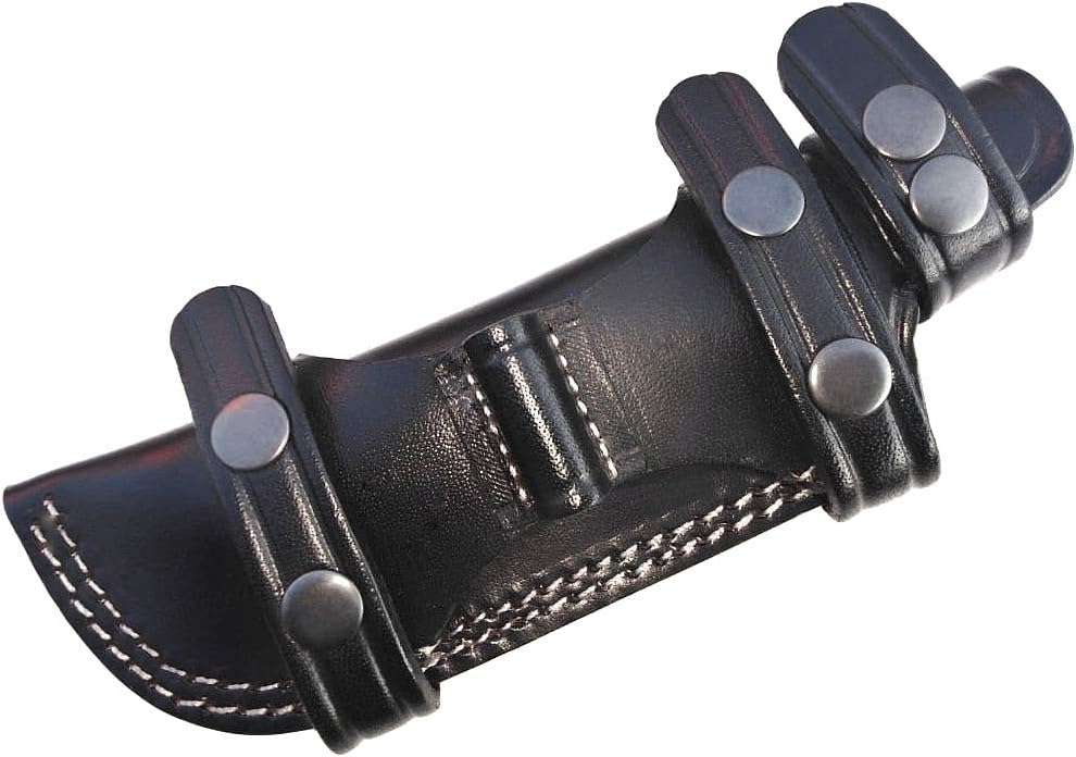 Ottoza TOP GRAIN Leather Knife Sheaths for Fixed Blade Knives, RIGHT HAND Leather Knife Sheath for Belt, Leather Knife Holster Belt Knife Holder, Horizontal Knife Sheath for Belt No:121