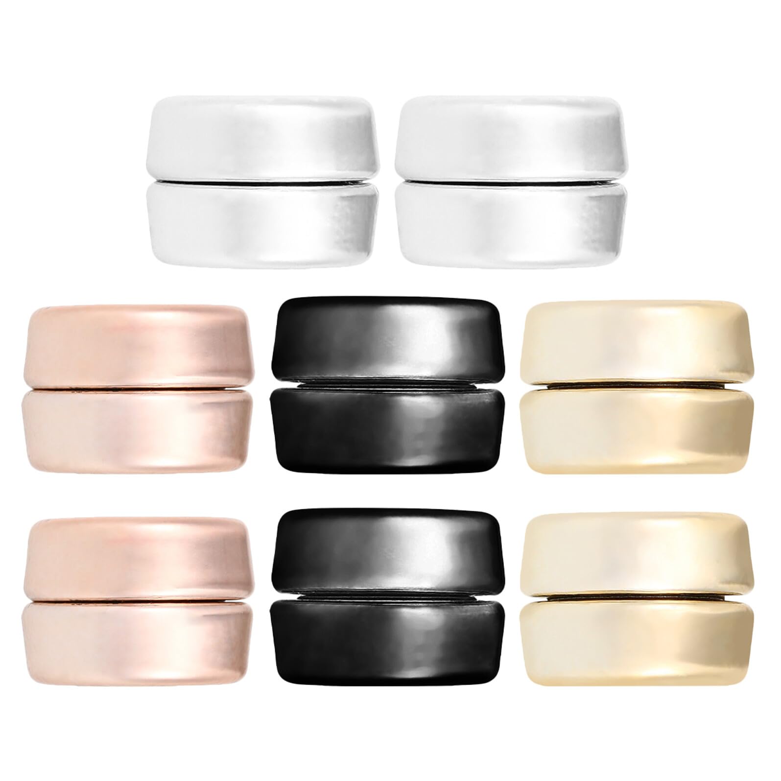VILLCASE Broches Magnéticos para Pañuelo 8 Pares Cierres Resistentes al Desgaste para Hiyab y Bufandas Accesorios de Ropa Elegantes y Compactos para Eventos y Uso Diario