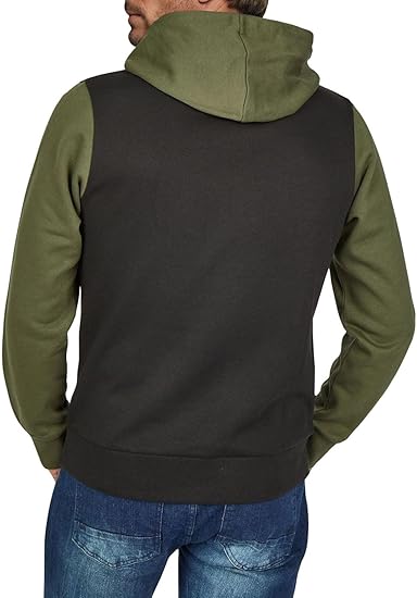 JACK & JONES Hoodie heren relaxed fit met print JWHINTERLUDE Sweat Hood Plus Size hoodie pullover sweatshirt zwart grijs groen beige S M L XL XXL 3XL 4XL 5XL 6XL 7XL 8XL