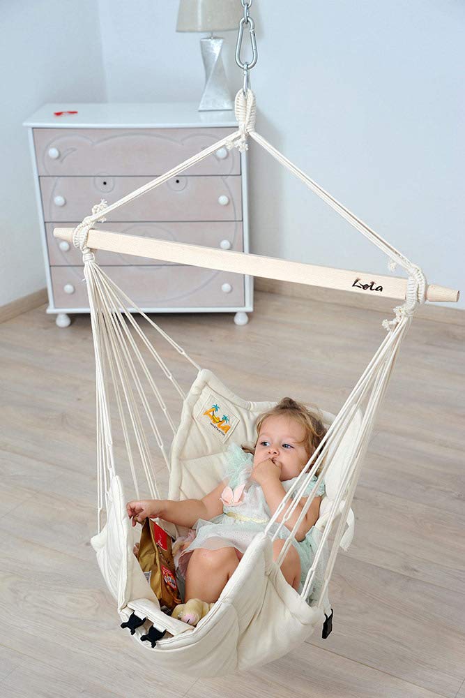 Bella Chica Natura Luxuriöse Baby Hängematte und Kinderhängesessel